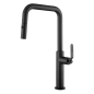 Monomando fregadero caño extraible NIZA negro mate - GCE027/NG