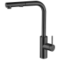 Monomando fregadero caño extraible OPORTO black gun metal - GCE030/BGM
