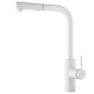 Monomando fregadero caño extraible OPORTO blanco mate - GCE030/BL