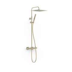 Conjunto termostático ducha OVER-WALL cava dorado - 19039307CA - Tres
