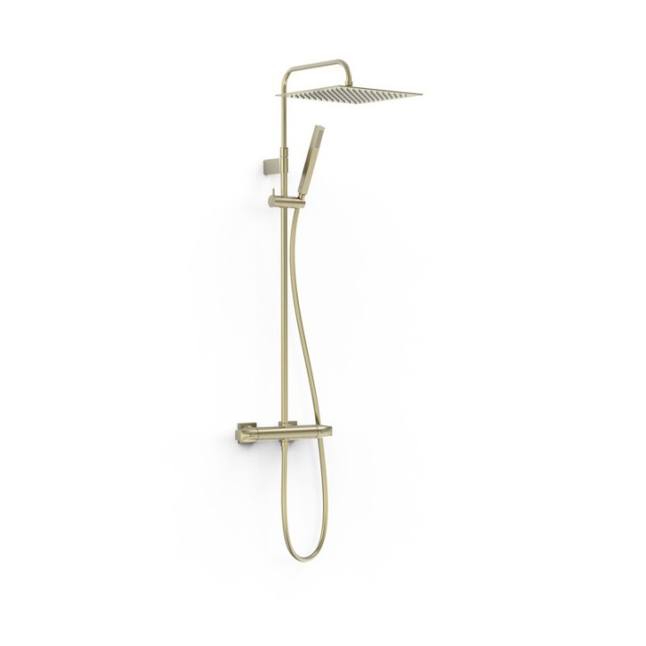 Conjunto termostático ducha OVER-WALL cava dorado - 19039307CA 1
