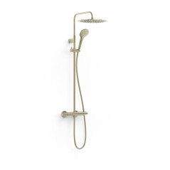 Conjunto termostático ducha OVER-WALL cava dorado - 19038705CA - Tres