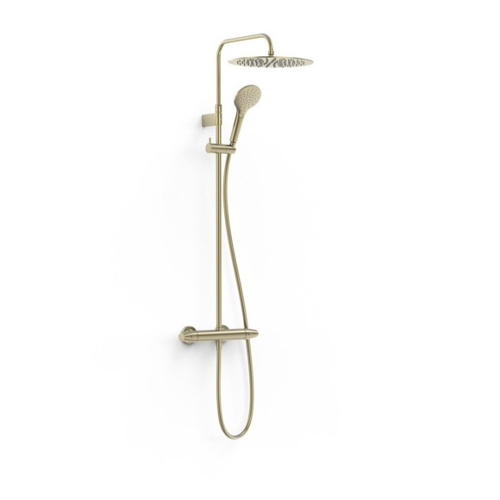 Conjunto termostático ducha OVER-WALL cava dorado - 19038705CA 1