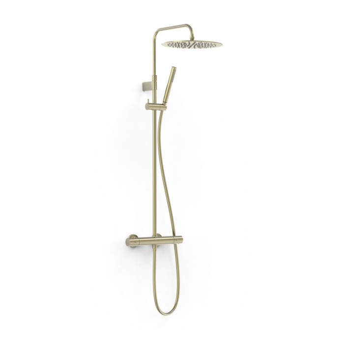 Conjunto termostático ducha OVER-WALL cava dorado - 19039302CA 1