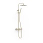 Conjunto termostático ducha OVER-WALL cava dorado - 19039302CA