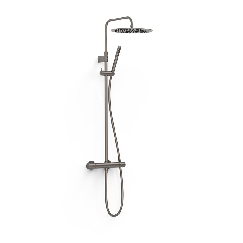 Conjunto termostático ducha OVER-WALL grafito - 19039302GR