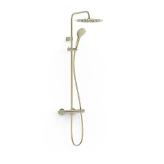 Conjunto termostático ducha OVER-WALL cava dorado - 19039314CA - Tres