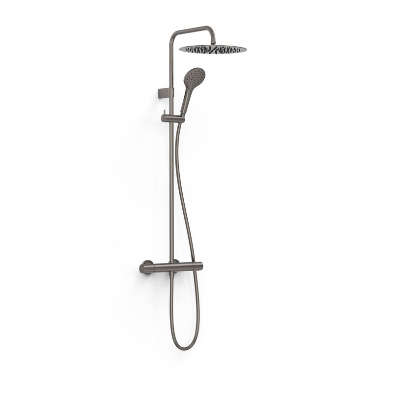 Conjunto termostático ducha OVER-WALL grafito - 19039314GR