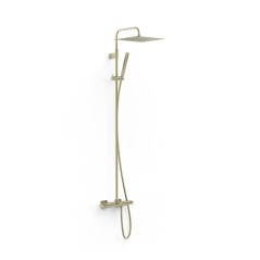 Conjunto termostático baño-ducha OVER-WALL cava dorado - 19031205CA - Tres