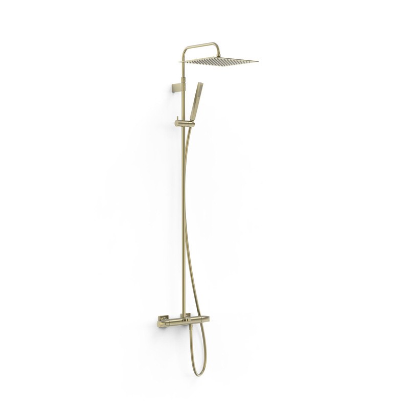Conjunto termostático baño-ducha OVER-WALL cava dorado - 19031205CA