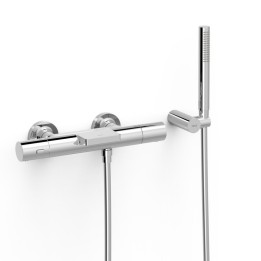 Termostático baño-ducha OVER-WALL cromo - 19017428 1