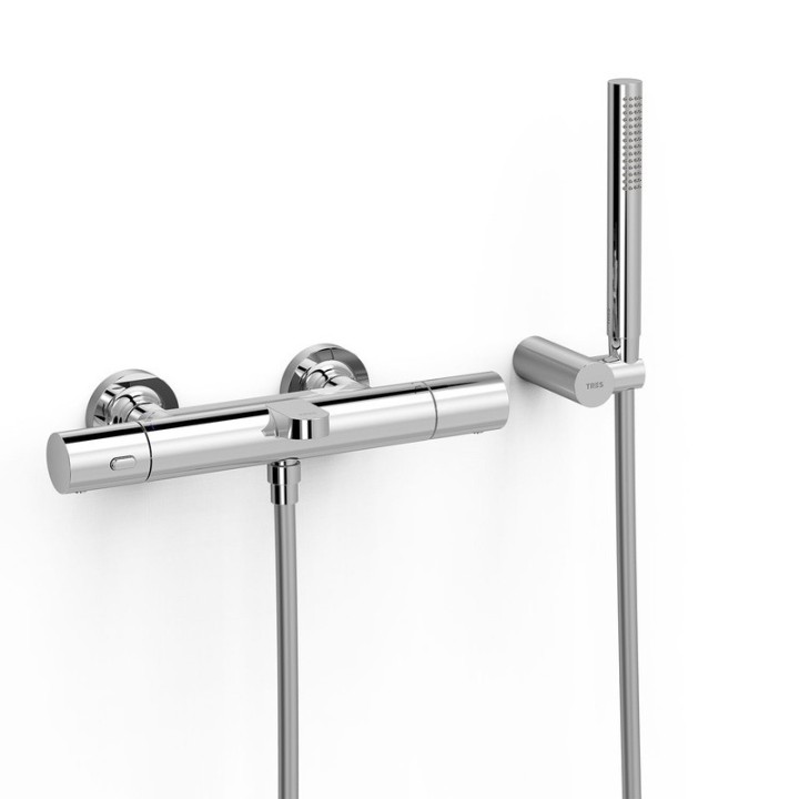 Termostático baño-ducha OVER-WALL cromo - 19017429 1
