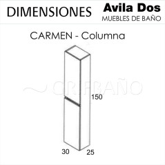 Mueble COLUMNA CARMEN - Avila:Dos