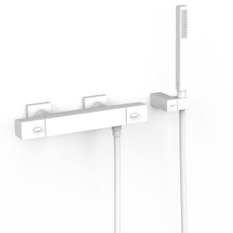 Termostático ducha OVER-WALL blanco mate - 19016469BM 1