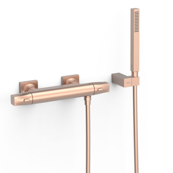 Termostático ducha OVER-WALL oro rosa mate - 19016459OPM 1