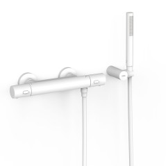 Termostático ducha OVER-WALL blanco mate - 19016429BM - Tres