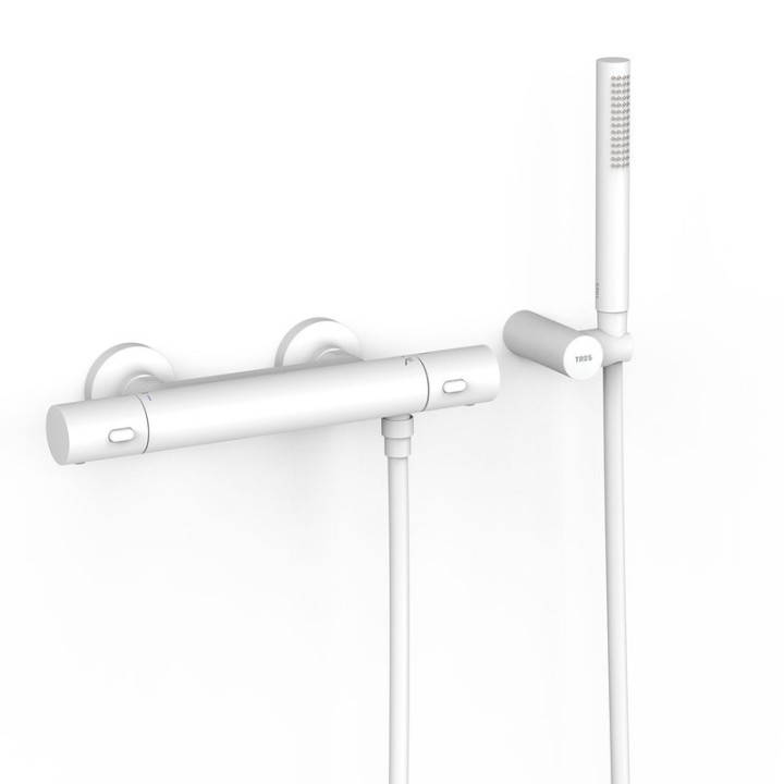 Termostático ducha OVER-WALL blanco mate - 19016429BM 1