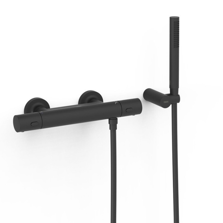 Termostático ducha OVER-WALL negro mate - 19016429NM 1