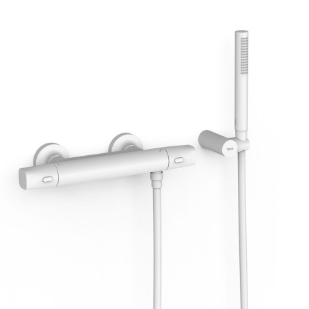Termostático ducha OVER-WALL blanco mate - 19016449BM - Tres