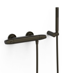 Termostático ducha OVER-WALL negro bronce - 19016439KMB - Tres