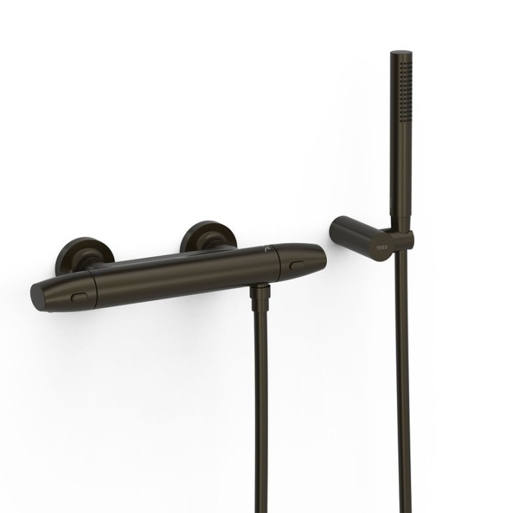 Termostático ducha OVER-WALL negro bronce - 19016439KMB 1