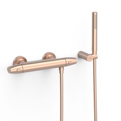 Termostático ducha OVER-WALL oro rosa mate - 19016439OPM - Tres