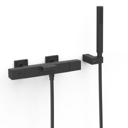 Termostático baño-ducha OVER-WALL negro mate - 19017469NM 1