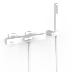 Termostático baño-ducha OVER-WALL blanco mate - 19017469BM - Tres