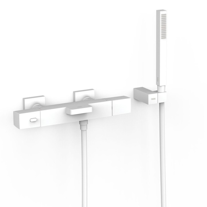 Termostático baño-ducha OVER-WALL blanco mate - 19017469BM 1
