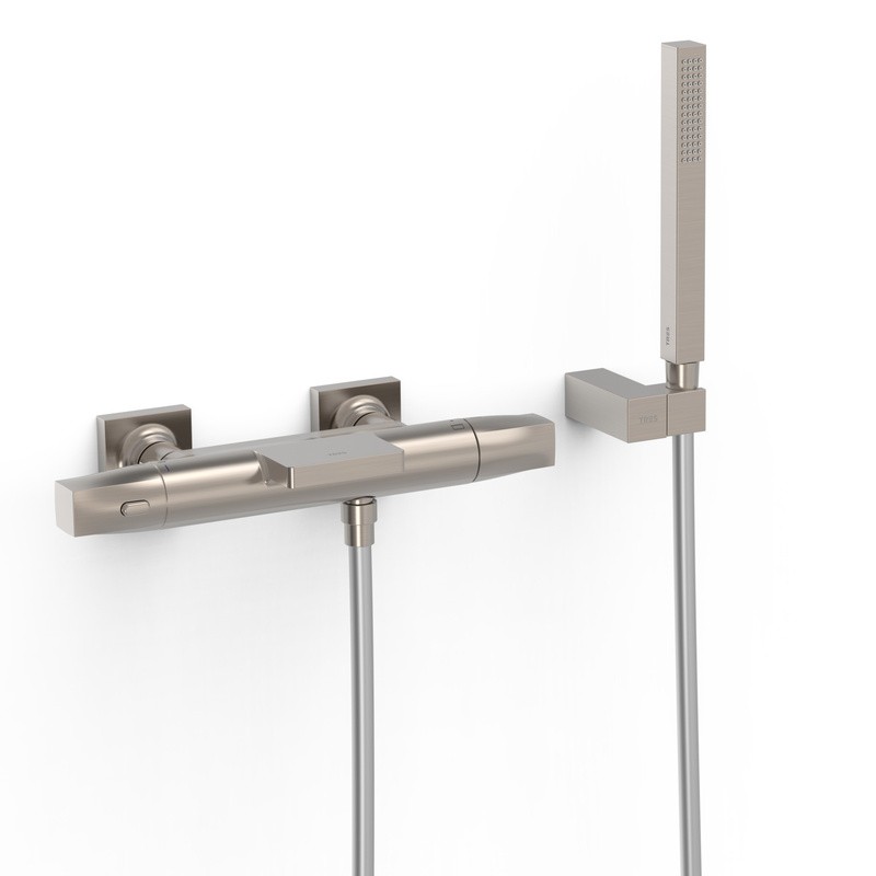 Termostático baño-ducha OVER-WALL acero - 19017489AC