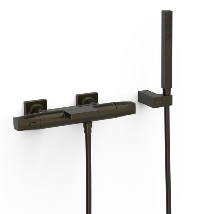 Termostático baño-ducha OVER-WALL negro bronce - 19017489KMB 1