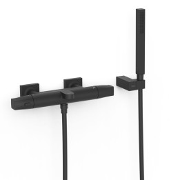 Termostático baño-ducha OVER-WALL negro mate - 19017459NM 1