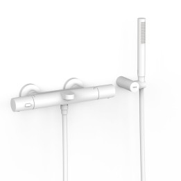 Termostático baño-ducha OVER-WALL blanco mate - 19017429BM 1