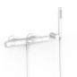 Termostático baño-ducha OVER-WALL blanco mate - 19017429BM