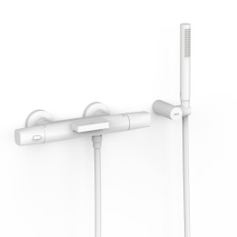 Termostático baño-ducha OVER-WALL blanco mate - 19017499BM 1