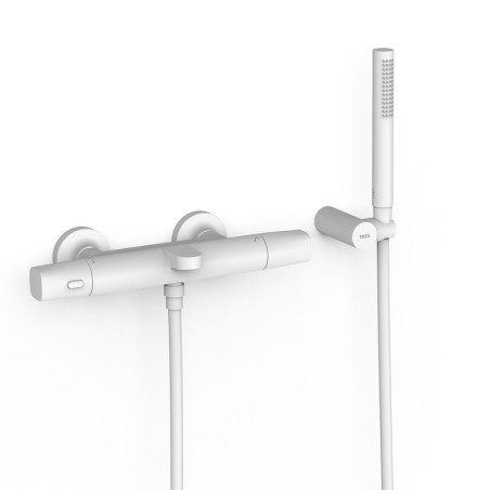 Termostático baño-ducha OVER-WALL blanco mate - 19017449BM - Tres