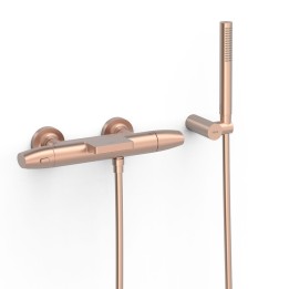 Termostático baño-ducha mural OVER-WALL oro rosa mate - 19017479OPM 1