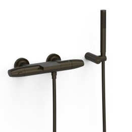 Termostático baño-ducha mural OVER-WALL negro bronce - 19017479KMB 1