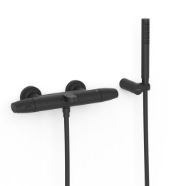 Termostático baño-ducha OVER-WALL negro mate - 19017439NM 1