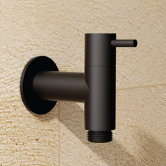 Grifo auxiliar jardín ARCHES acero inox S.316 negro mate - GAA001/ANG