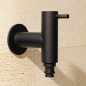 Grifo auxiliar jardín ARCHES acero inox S.316 negro mate - GAA001/ANG