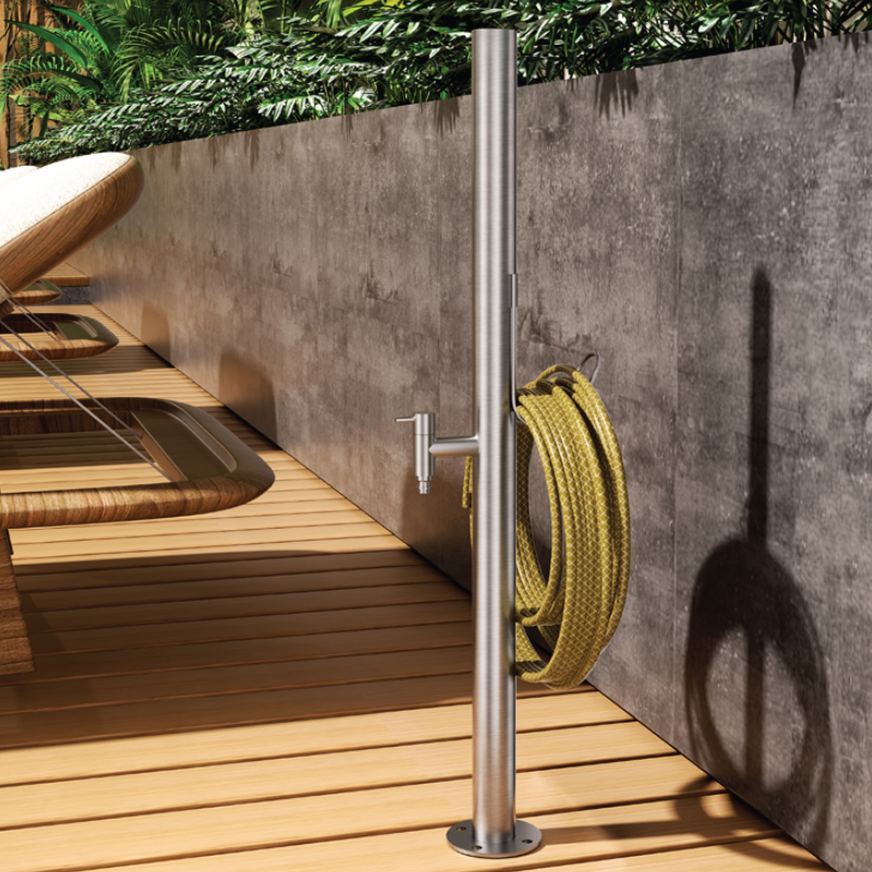 Grifo poste jardín DENALI acero inox S.316 - PJD001/AC