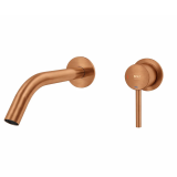 Monomando lavabo empotrado TUBE cobre cepillado - 40112/RG 1