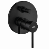 Monomando ducha empotrado 2-Vías TUBE negro mate - 40556/N 1