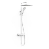 Conjunto monomando ducha PROJECT-TRES DUO-CONFORT blanco mate - 22119901BM 1