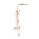 Conjunto monomando ducha SLIM-TRES MURAL oro rosa mate - 20219101OPM 1