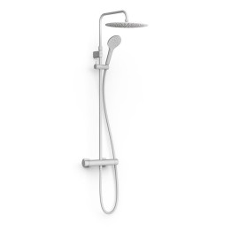 Conjunto monomando ducha LOFT-TRES MURAL blanco mate - 22219101BM 1