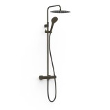 Conjunto monomando ducha LOFT-TRES MURAL negro bronce - 22219101KMB 1