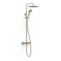 Conjunto monomando ducha LOFT-TRES MURAL cava dorado - 22219101CA