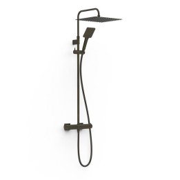 Conjunto monomando ducha PROJECT-TRES MURAL negro bronce - 22119101KMB 1
